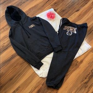 Victoria’s Secret PINK sequined sweatsuit set